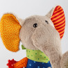 Jucarie senzoriala din plus cu activitati Elefant, PlayQ Sigikid