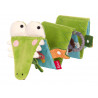 Carte senzoriala din plus cu activitati Crocodil, PlayQ Sigikid