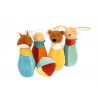 Set de bowling din plus Yellow, PlayQ Sigikid