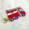 Doudou comforter bebelusi Masina de pompieri, Sigikid