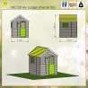 Casuta de gradina Lime Lodge House (M18L)