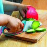 Kit Cutit de Bucatar pentru Copii, Albastru si Rosu, Chefclub Kids