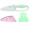 Kit cutit de Bucatar pentru Copii, Roz si Verde pastel, Chefclub Kids