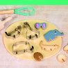 Set de forme de biscuiti Safari 3D, Chefclub kids