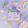 Set de forme de biscuiti Unicorn si Curcubeu 3D, Chefclub kids