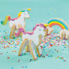 Set de forme de biscuiti Unicorn si Curcubeu 3D, Chefclub kids
