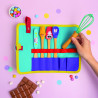 Set de Mini-Ustensile de bucatarie pentru Copii, cu husa, Chefclub kids