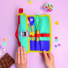 Set de Mini-Ustensile de bucatarie pentru Copii, cu husa, Chefclub kids