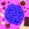 Forma din silicon pentru ciocolata, Chefclub kids