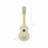 Ukulele verde din lemn pentru copii, jucarie muzicala Montessori