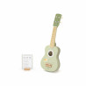 Ukulele verde din lemn pentru copii, jucarie muzicala Montessori