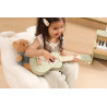 Ukulele verde din lemn pentru copii, jucarie muzicala Montessori