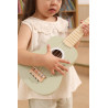 Ukulele verde din lemn pentru copii, jucarie muzicala Montessori
