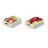 Set alimente de frigider din lemn, Viga