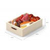 Set alimente de frigider din lemn, Viga
