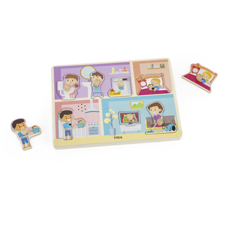 Puzzle Sonor – Sunete din Casa, Viga