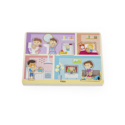 Puzzle Sonor – Sunete din Casa, Viga