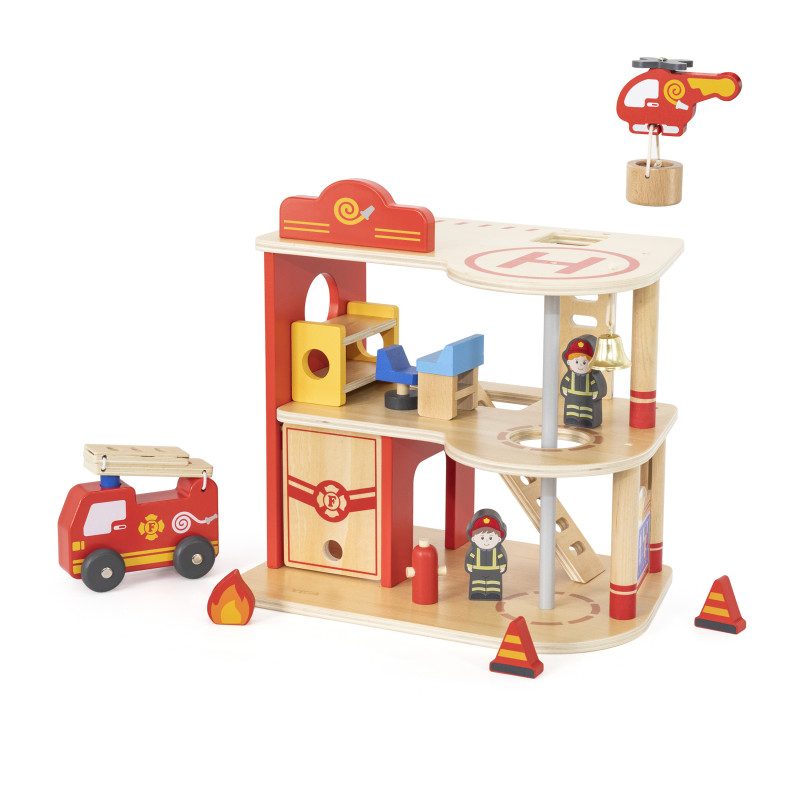Set de Joaca Statie de Pompieri 3 Etaje, Viga