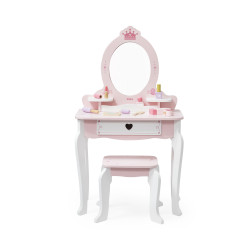 Masuta de Toaleta din Lemn cu 8 Accesorii design Printesa, Viga