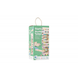 Turn Jenga gigant cu numere, BS Toys