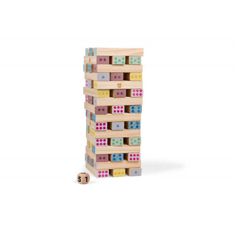 Turn Jenga gigant cu numere, BS Toys