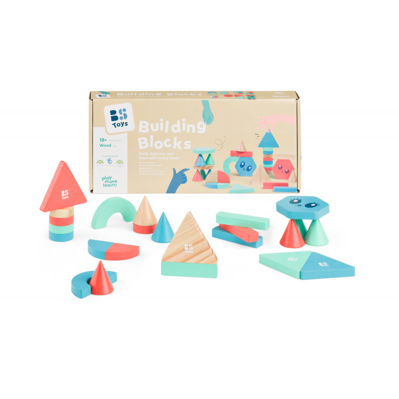 Caramizi colorate de Constructie, BS Toys