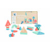 Caramizi colorate de Constructie, BS Toys