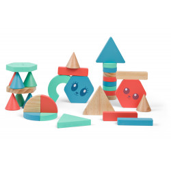 Caramizi colorate de Constructie, BS Toys