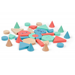 Caramizi colorate de Constructie, BS Toys