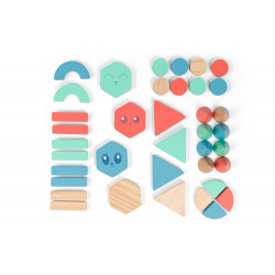 Caramizi colorate de Constructie, BS Toys