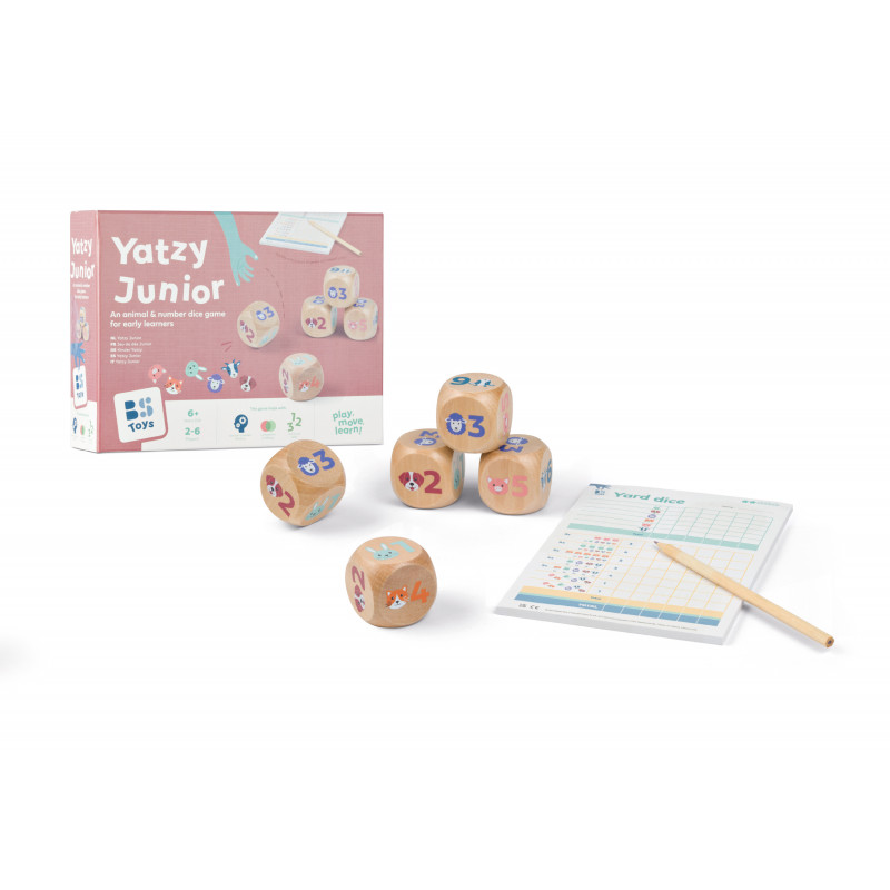 Joc educativ cu zaruri Yatzy Junior, BS Toys