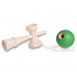 Jucarie de indemanare, BS Toys, Kendama, Verde
