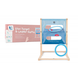 Aruncarea discului si Scara, joc 2-in-1 pentru copii, BS Toys