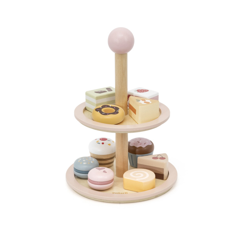 Suport pentru prajituri din lemn, PolarB Viga