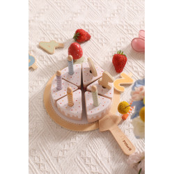 Tort aniversar cu topping de capsuni, PolarB Viga