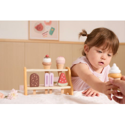 Stand inghetata pe bat din lemn (6 piese), PolarB Viga