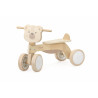 Tricicleta din lemn Ursulet maro, PolarB Viga
