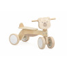 Tricicleta din lemn Ursulet maro, PolarB Viga