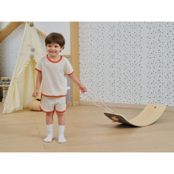 Placa de echilibru din lemn cu fetru, Viga