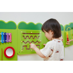 Jucarie senzoriala de perete Crocodil Junior, Viga