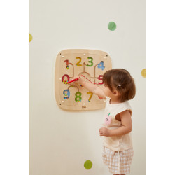 Panou senzorial de perete Numarare si Sortare Culori, Viga