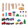 Set de trenulete din 49 de piese