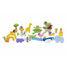 Blocuri din lemn colorate Povesti Tropicale (55 piese), Viga