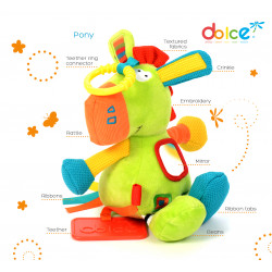 Poneiul Polo, Jucarie senzoriala pentru bebelusi, Dolce