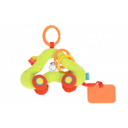 Mini Sport, Masinuta senzoriala pentru bebelusi, cu inel de dentitie, Dolce