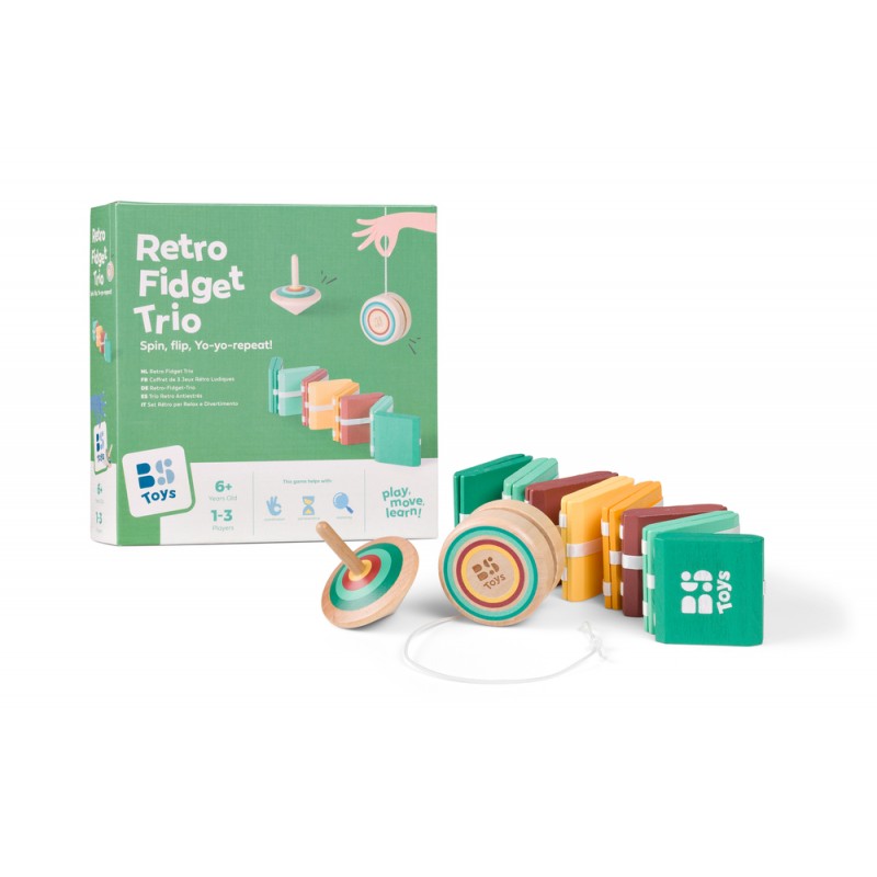 Set de 3 jucarii de indemanare – Titirez, Yo-Yo si Scara lui Iacob, BS Toys