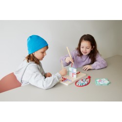Geoboard Duel, joc educativ de geometrie si indemanare cu elastice, BS Toys
