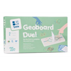 Geoboard Duel, joc educativ de geometrie si indemanare cu elastice, BS Toys