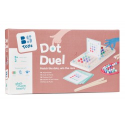 Duelul punctelor, joc educativ de logica si indemanare cu bile colorate, BS Toys