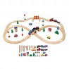 Set de trenulete din 49 de piese